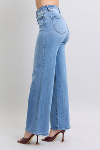 Hazel Blues® |  Judy Blue Wide Leg Jeans with Pockets