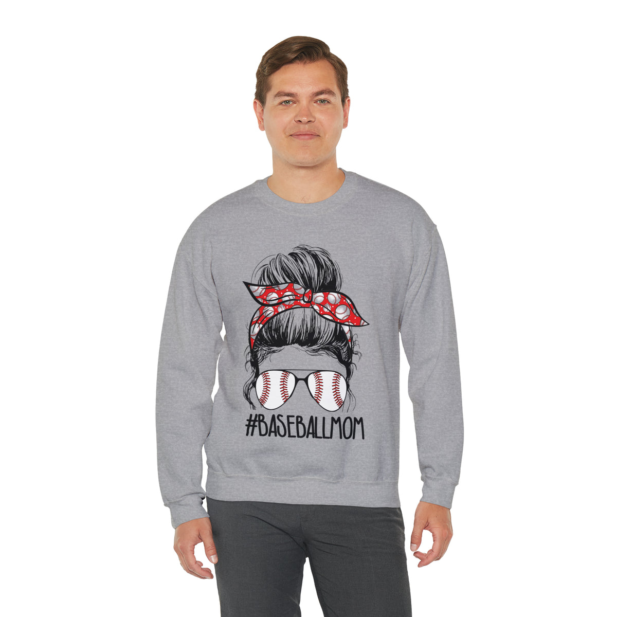 Hazel Blues® |  Baseball Mom Graphic Sweatshirt