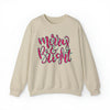 Hazel Blues® |  Merry & Bright Faux Glitter Graphic Sweatshirt