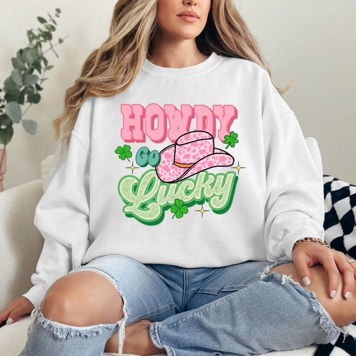 Hazel Blues® |  Howdy Go Lucky Graphic Sweatshirt