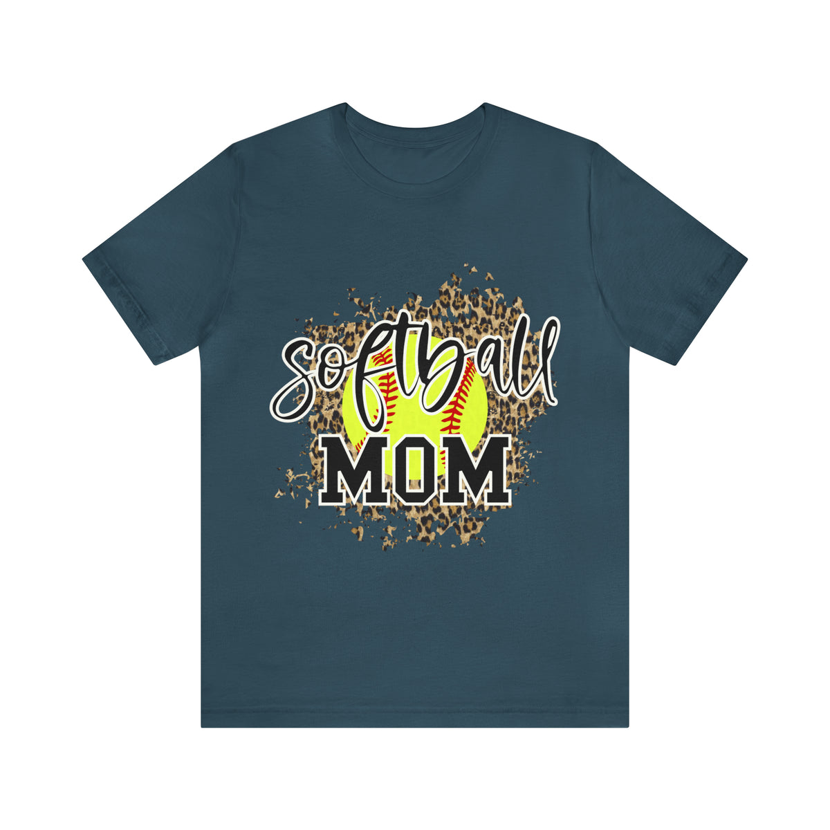 Hazel Blues® |  Softball Mom Leopard Graphic Tee