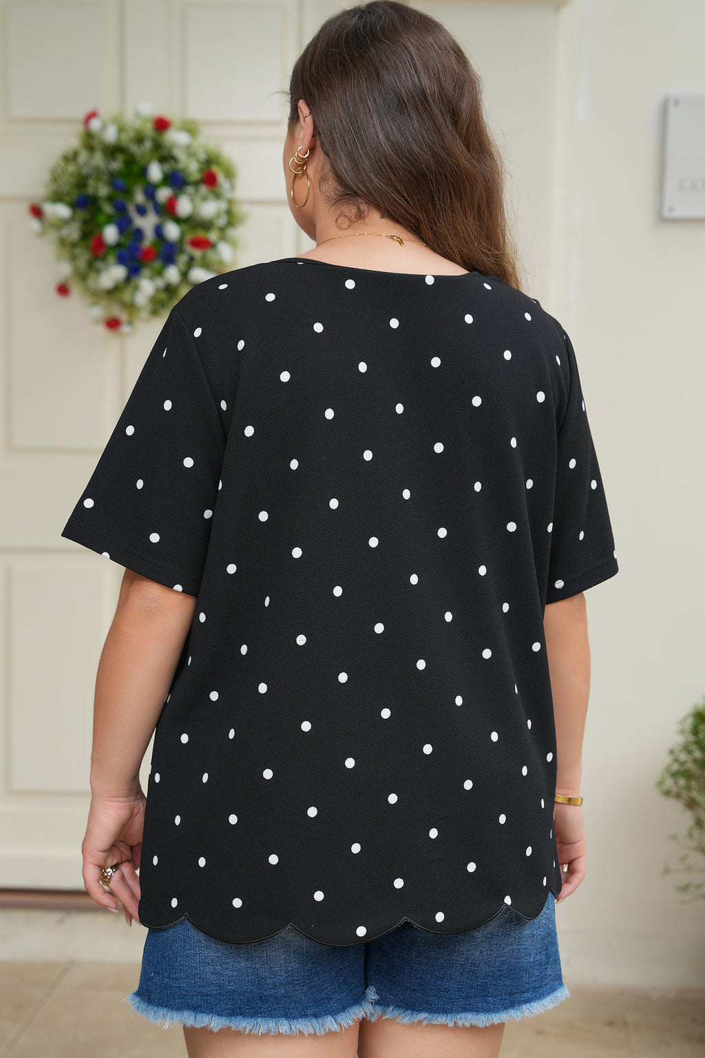 Dotted Casual T-Shirt | Tee