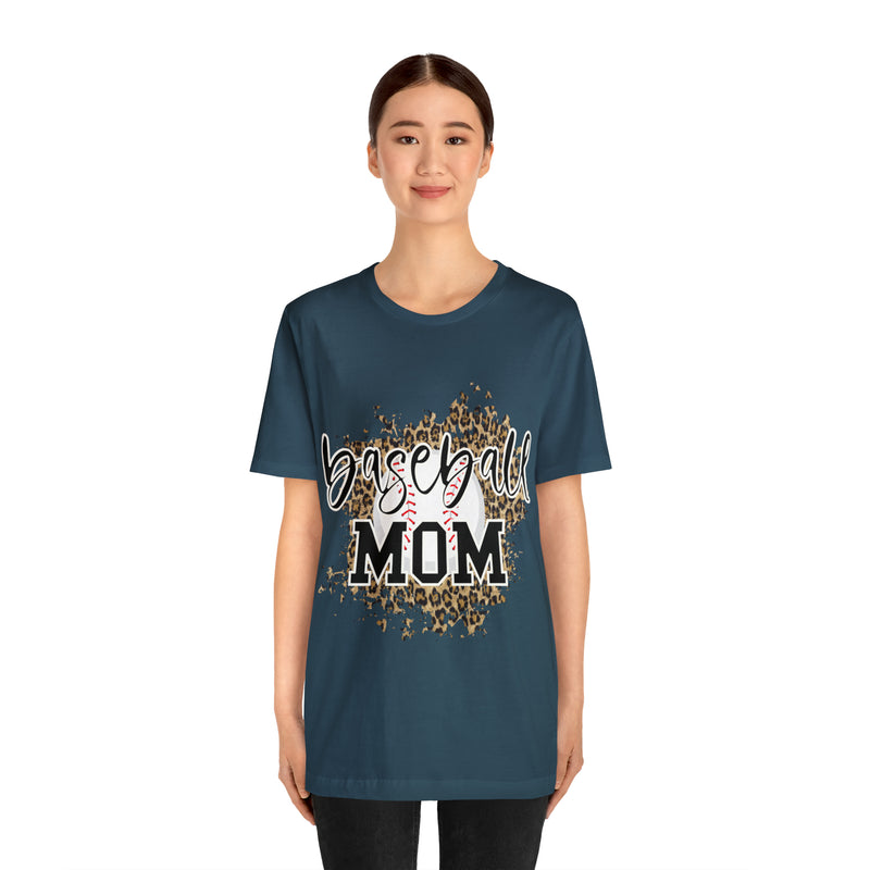 Hazel Blues® |  Baseball Mom Leopard Graphic Tee