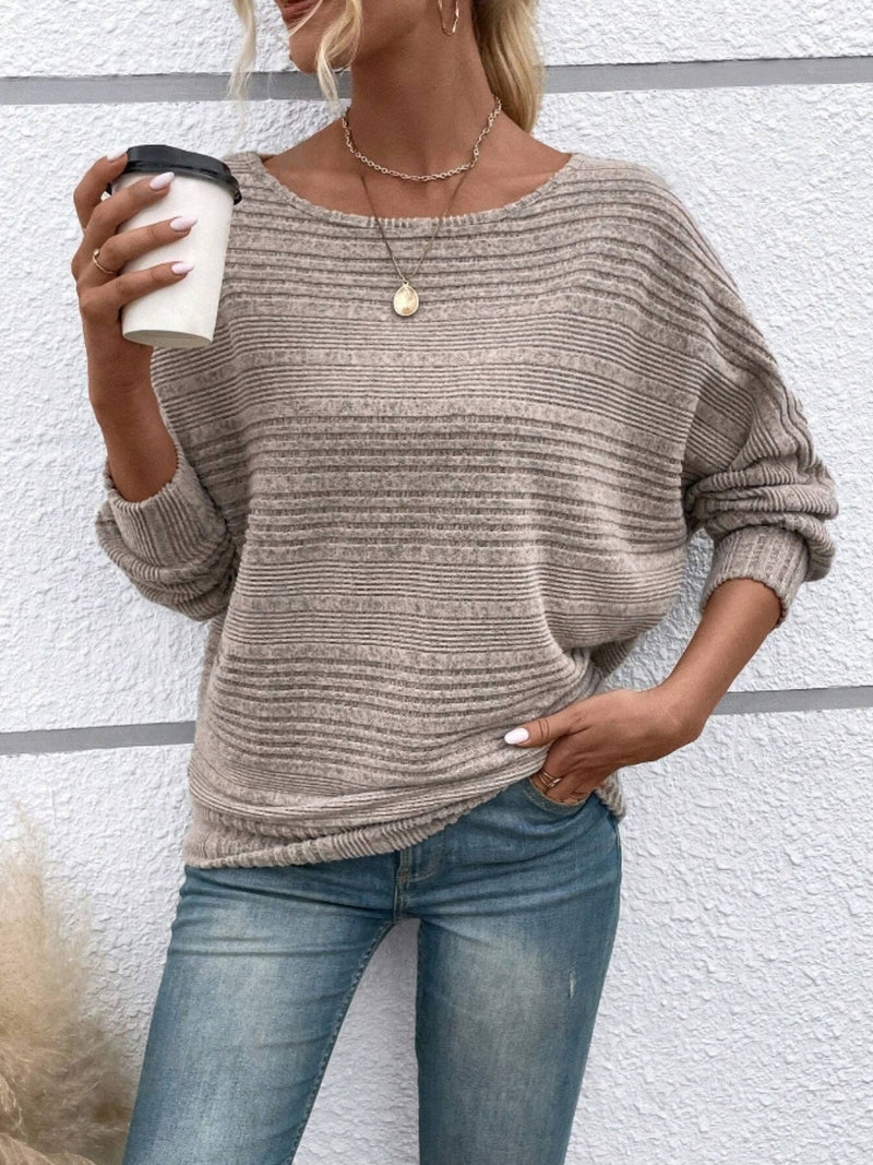 Hazel Blues® |  Round Neck Long Sleeve Top