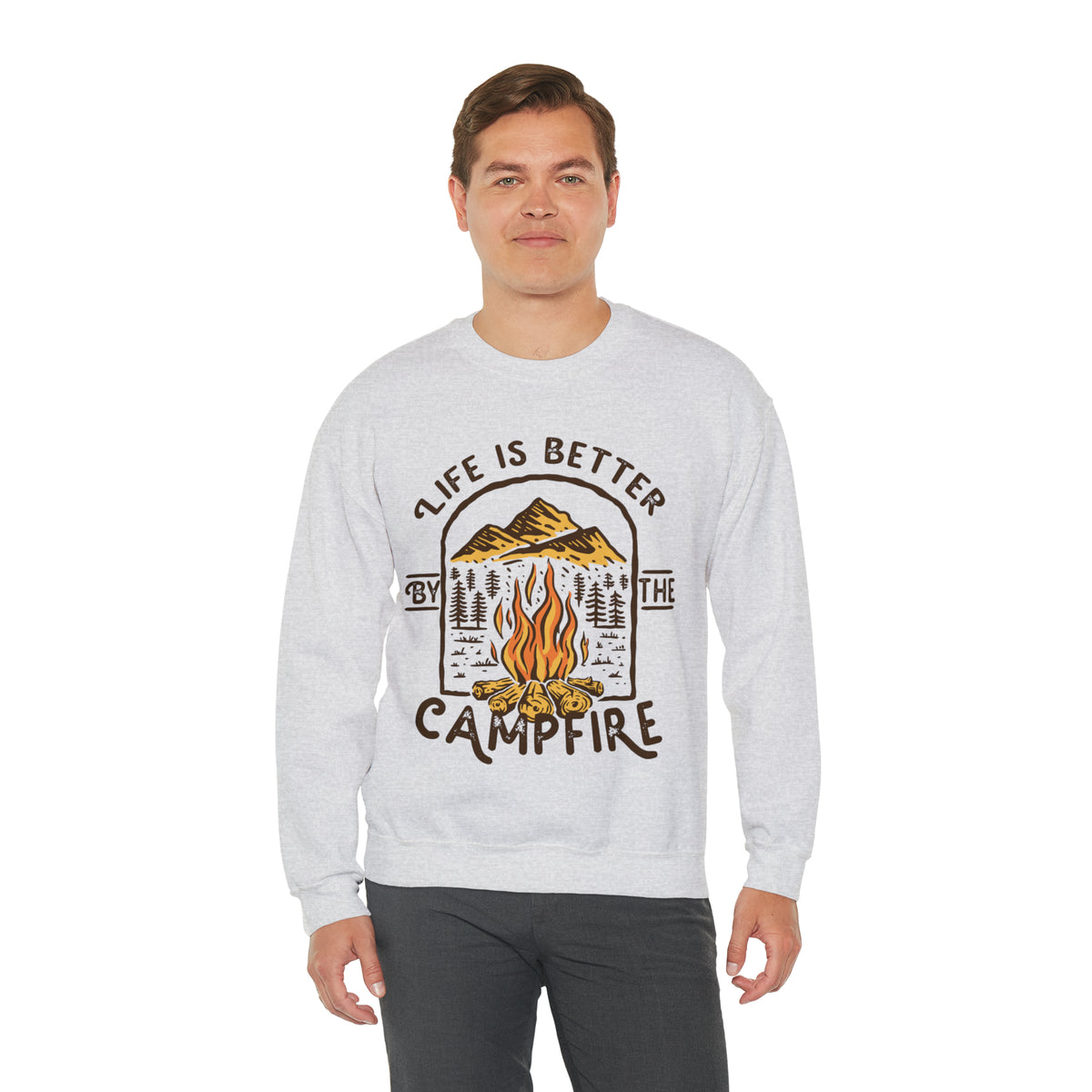 Hazel Blues® |  Campfire Graphic Sweatshirt