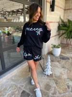 Hazel Blues® |  PREORDER: Merry Sequin Shorts Set
