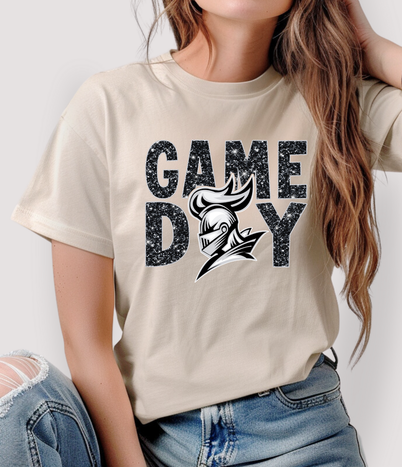 Hazel Blues® | Knights Game Day Glitter - Tee