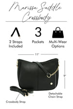 Hazel Blues® |  Marissa Saddle Crossbody