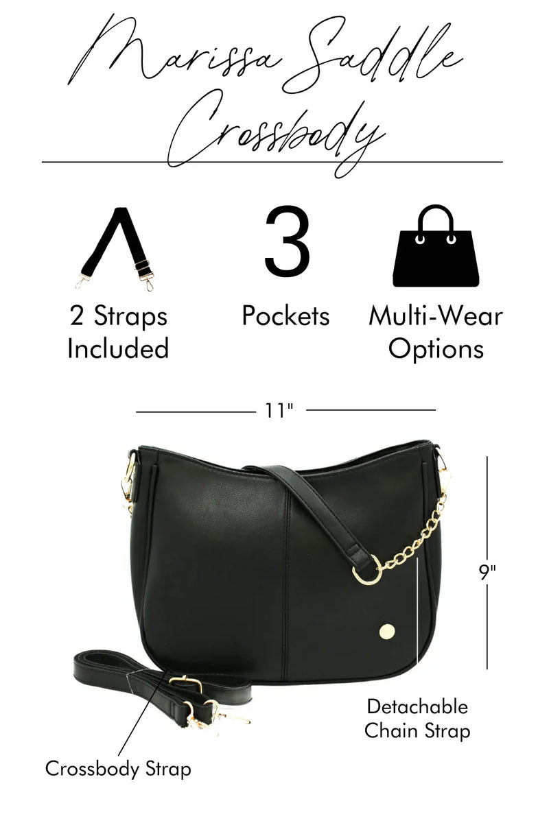 Hazel Blues® |  Marissa Saddle Crossbody
