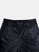 Hazel Blues® |  Half Elastic Waist Wide Leg Pants