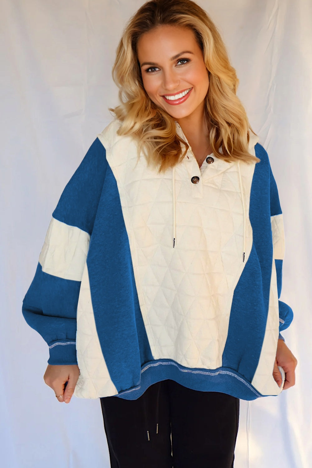 Piper Rey Color-Block Hoodie