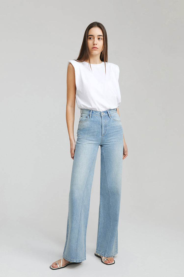 Angeles High-Rise Baggy Jeans HJ103 - Torn – Hazel Blues®