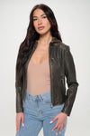 Hazel Blues® |  Coalition LA Zip Up Hooded Jacket