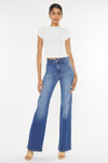 Hazel Blues® |  Kancan Ultra High Waist Gradient Flare Jeans