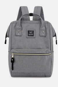 Hazel Blues® |  Himawari Waterproof Canvas Backpack Bag with Side Pockets