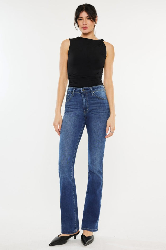 Hazel Blues® |  Kancan High Rise Slim Bootcut Jeans