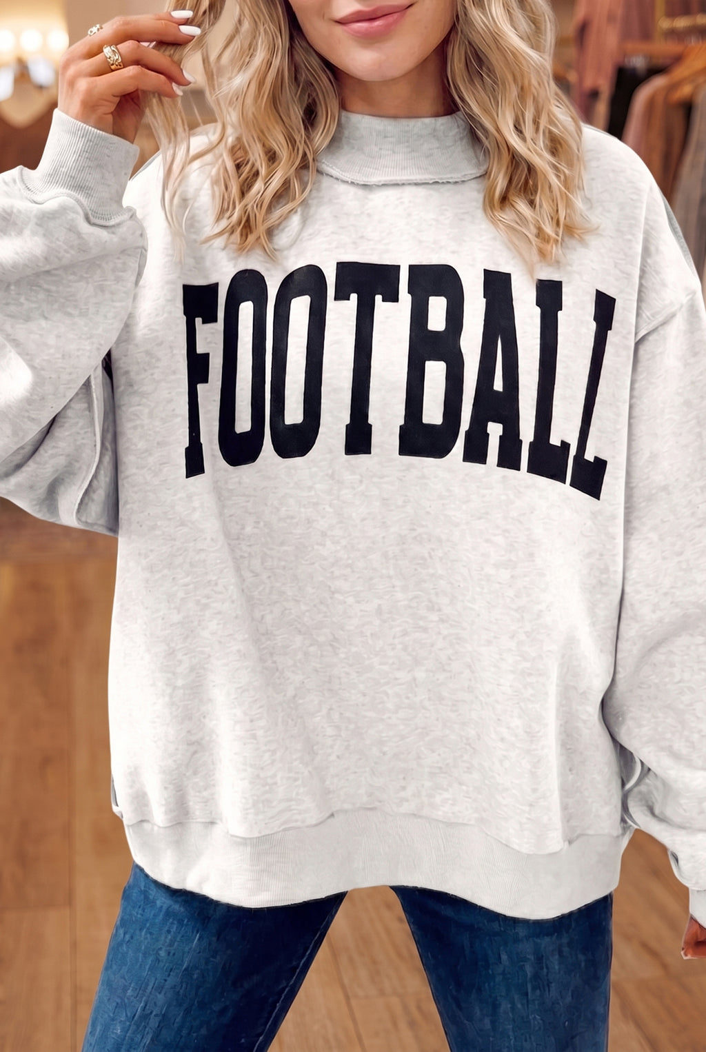GAMEDAY Double Side Printed Reversible Sweatshirt