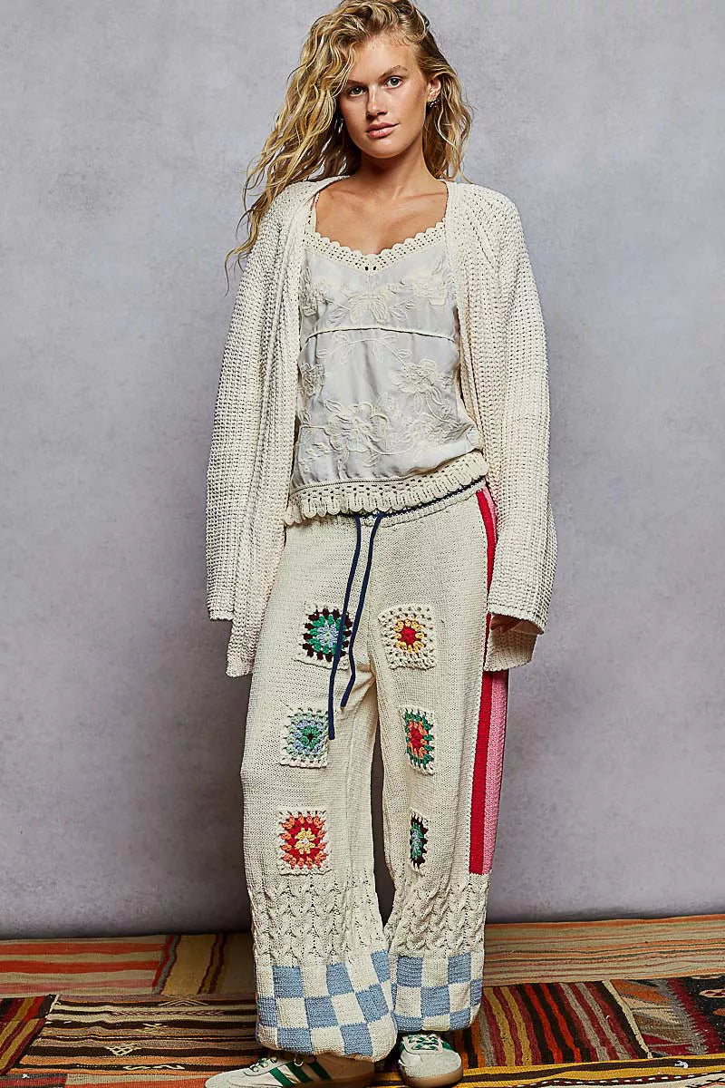 POL Open Front Knit Cardigan with Front Pocket – Hazel Blues®