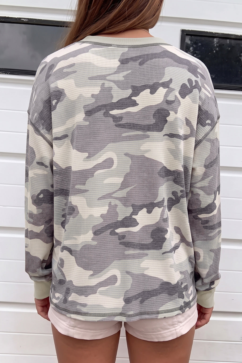Maeve Kay Multicolor Western Camo Top