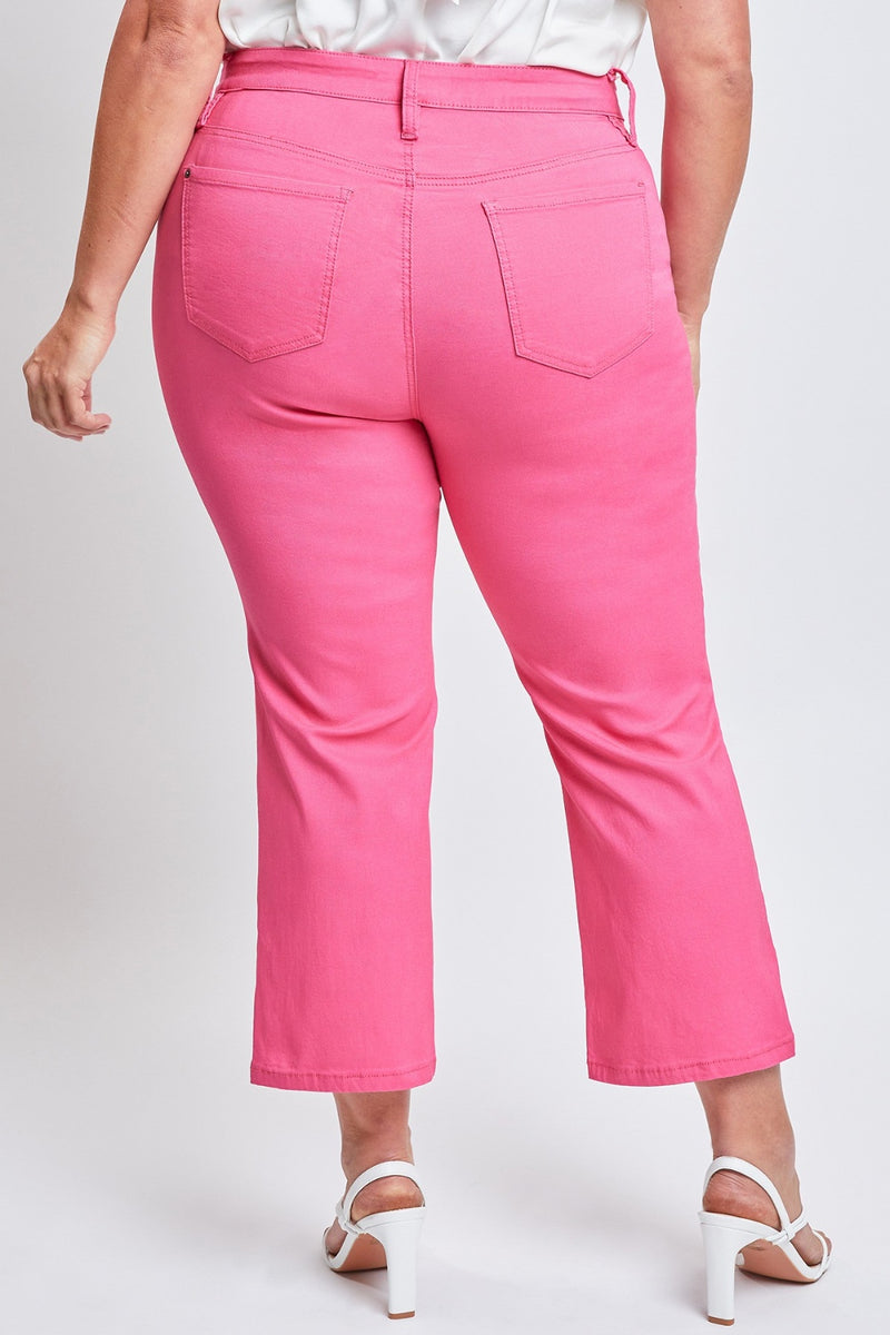 Hazel Blues® |  YMI Jeanswear Mid-Rise Hyperstretch Cropped Straight Pants