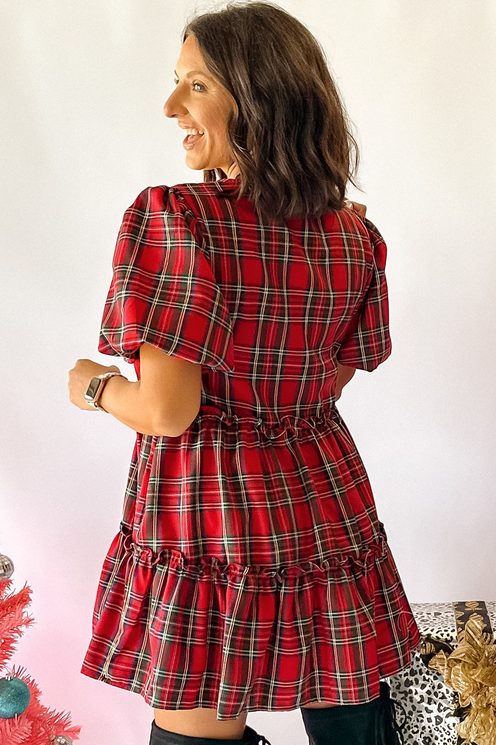 Millie Rae Plaid Dress