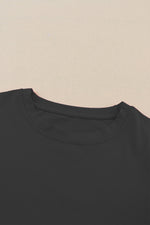 Hazel Blues® |  Ruffled Round Neck Short Sleeve Blouse