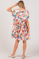 Hazel Blues® |  SAGE + FIG Floral Button-Down Short Sleeve Dress