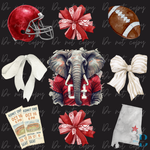 Alabama Mascot University Collage |  DTF Transfer Sheet Iron On