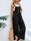 Hazel Blues® |  Square Neck Wide Strap Overalls