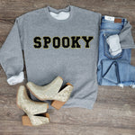Hazel Blues® |  Spooky Chenille Patch Sweatshirt