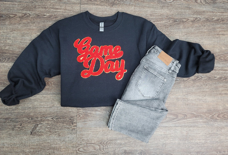 Hazel Blues® |  Game Day Patch Sweatshirts