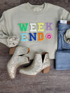 Hazel Blues® |  Weekend Patch Sweatshirt