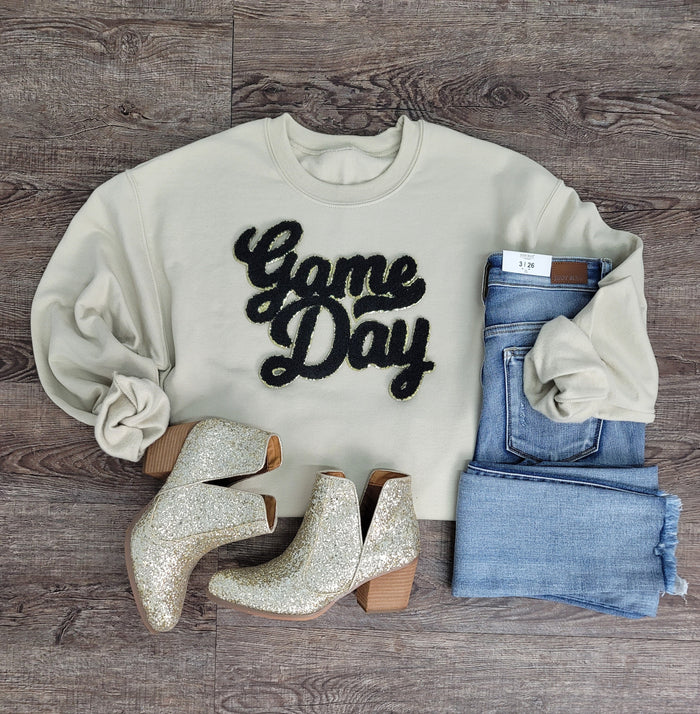 Hazel Blues® |  Game Day Patch Sweatshirts