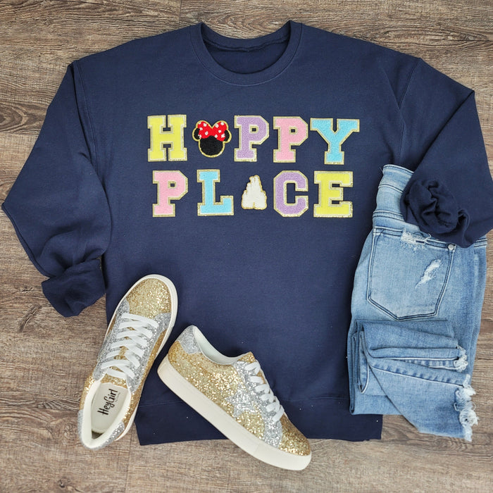 3Blues Designs |   Hazel Blues® |  Magical Collection Chenille Patch Sweatshirts