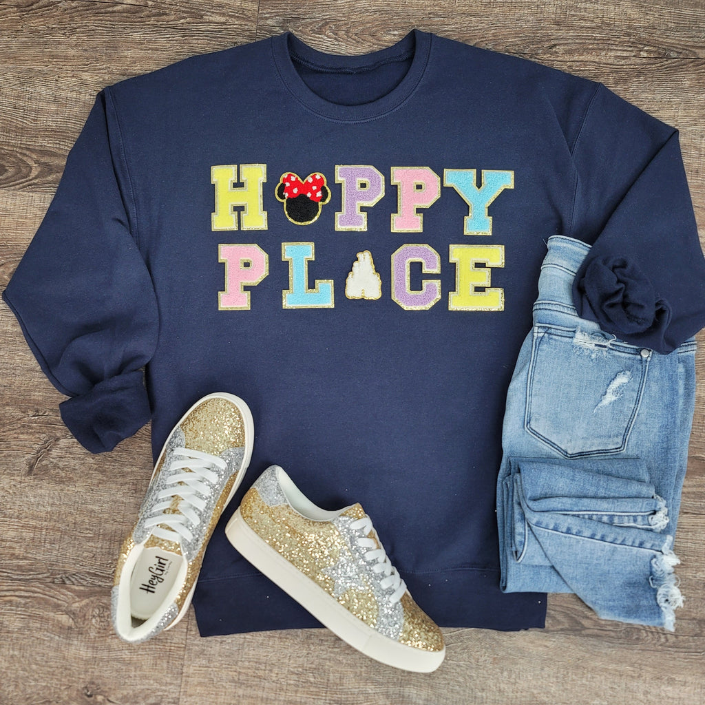 Hazel Blues® |  Magical Collection Chenille Patch Sweatshirts