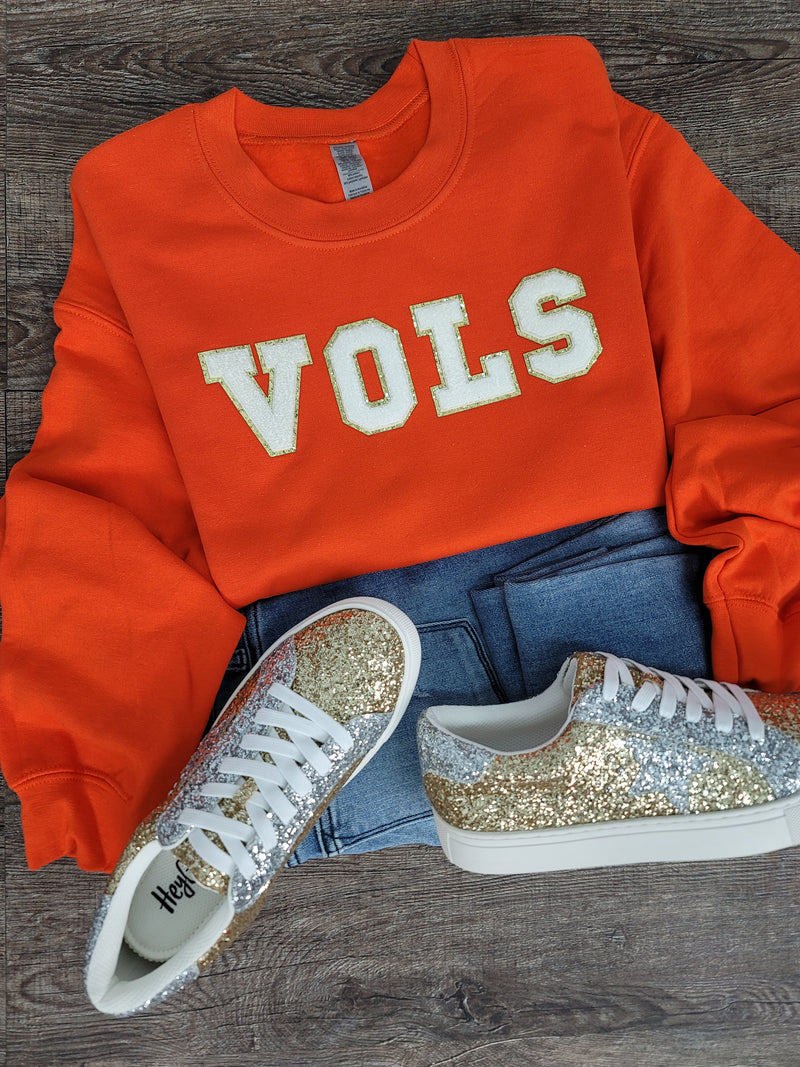 Hazel Blues® |  Game Day Patch Sweatshirt: VOLS