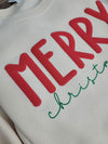 Hazel Blues® |  Merry Christmas Puff Print Graphic Sweatshirt