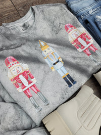 Hazel Blues® |  Nutcracker Color Blast Graphic Sweatshirt