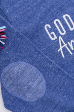 Hazel Blues® |  PREORDER: Embroidered God Bless America Pullover