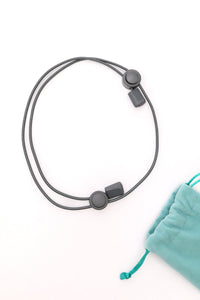 Hazel Blues® |  Adjustable Crop Band In Gray