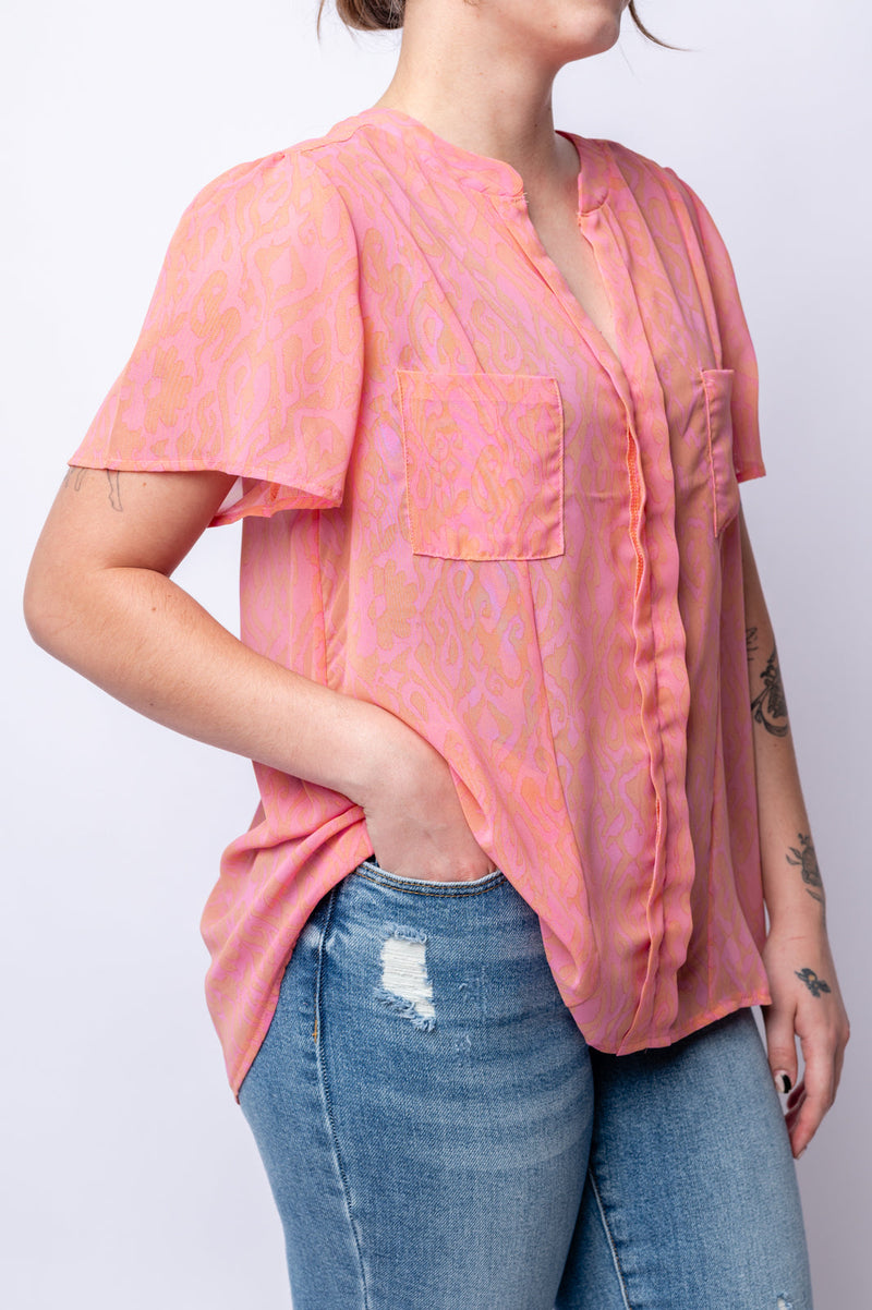 Hazel Blues® |  Let Me See You Do It Shawl Neckline Blouse- 6/25/2024