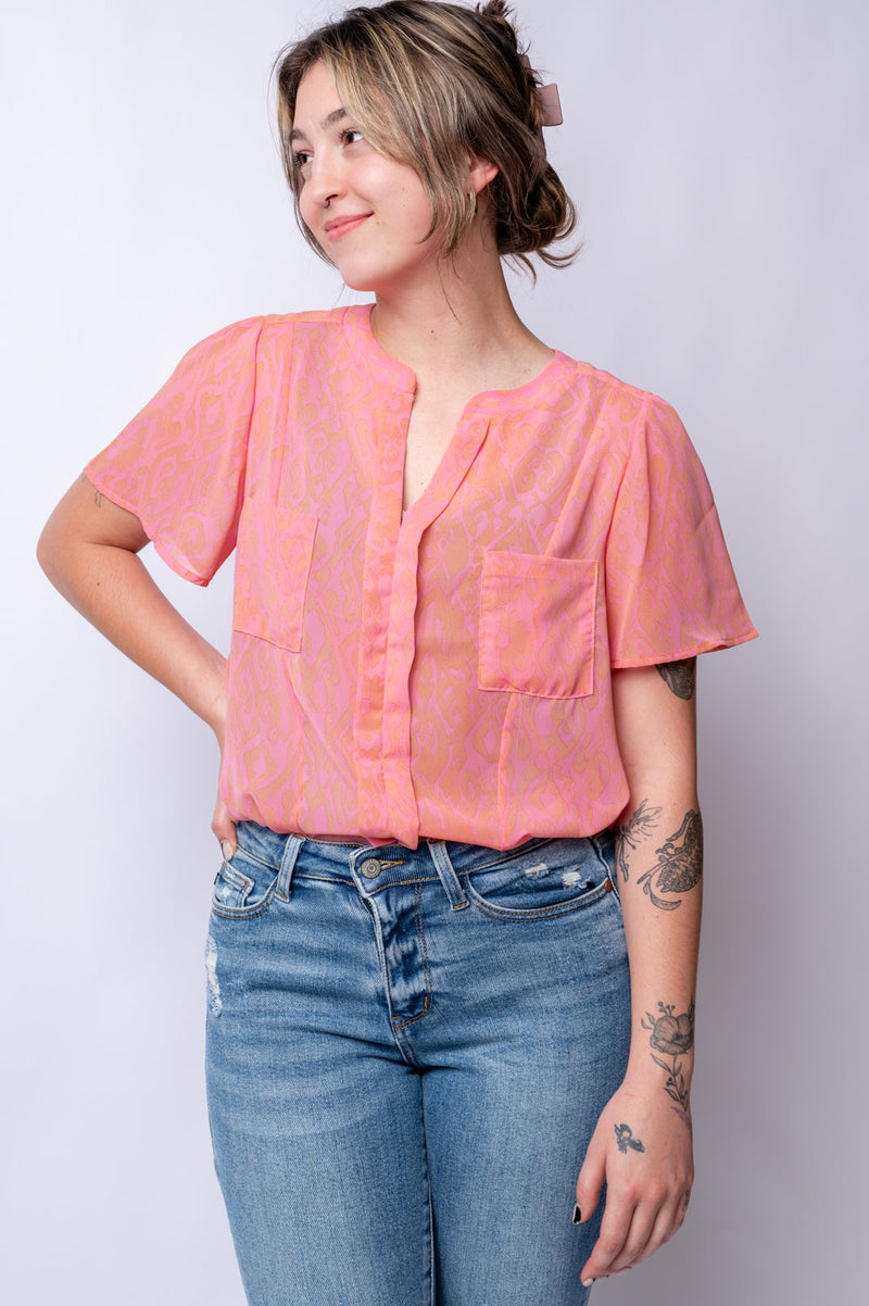 Hazel Blues® |  Let Me See You Do It Shawl Neckline Blouse- 6/25/2024