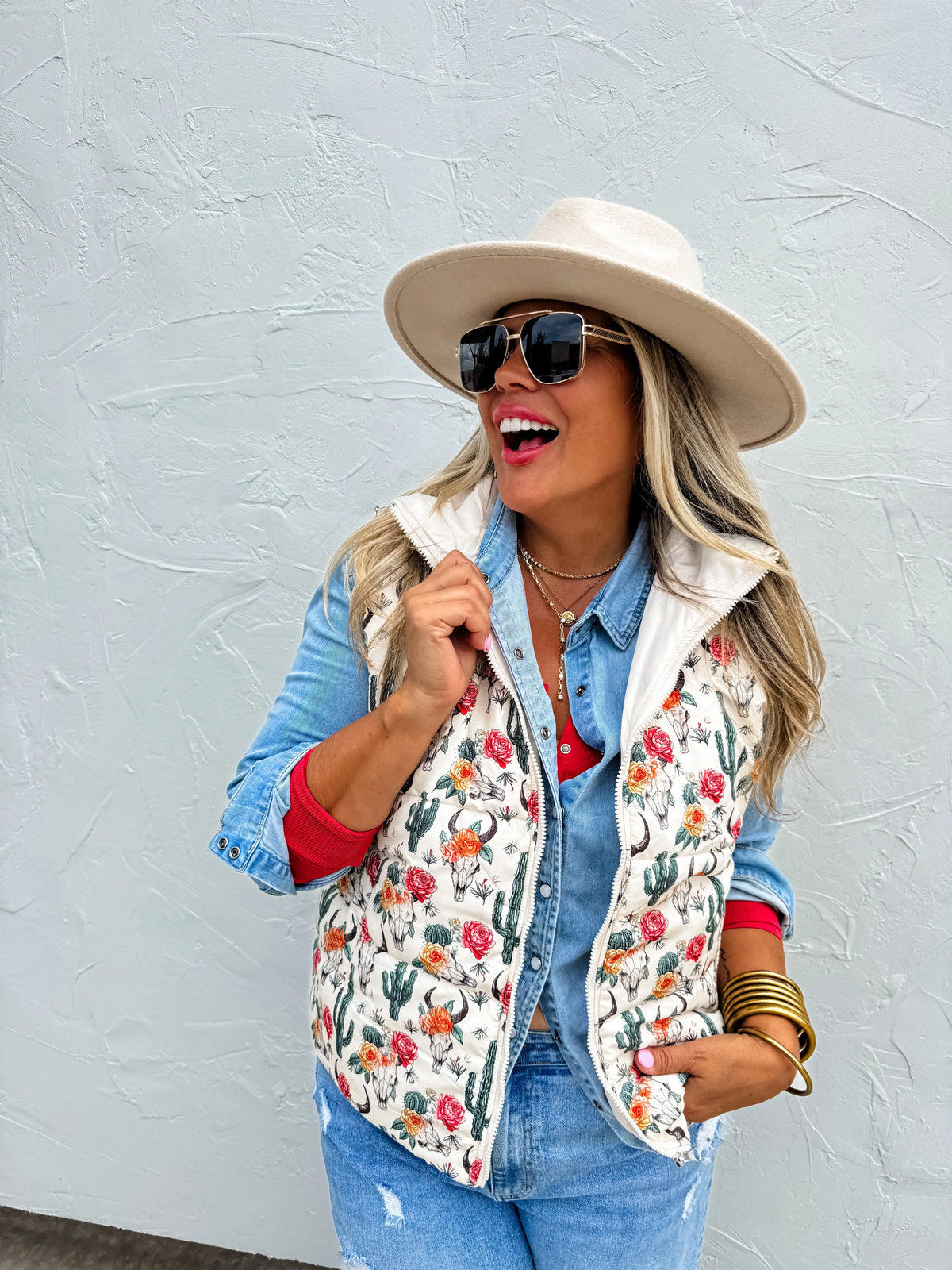 PREORDER: Puffer Vest in Two Prints