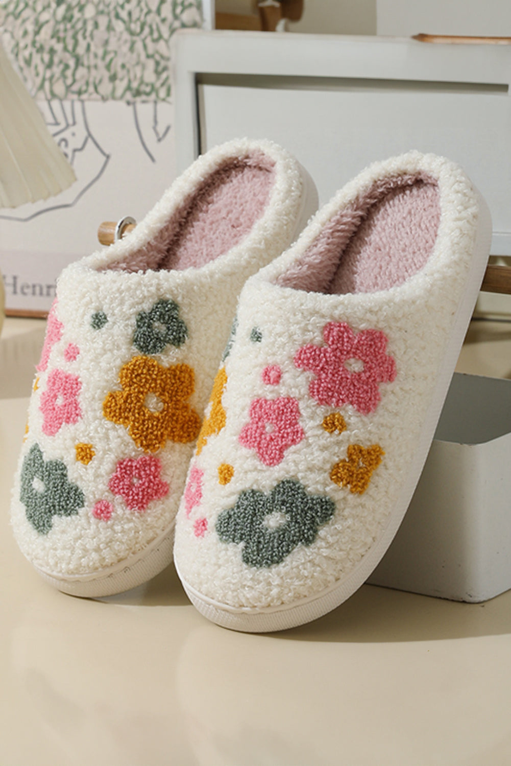 Georgia Rae Floral Slippers