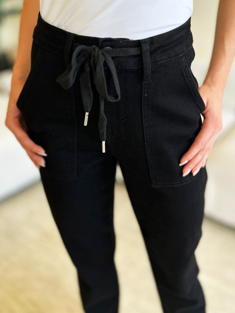 Hazel Blues® |  Judy Blue High Waist Double Roll Cuff Jeans