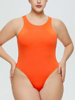 Hazel Blues® |  Round Neck Wide Strap Bodysuit