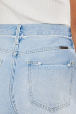 Hazel Blues® |  Kancan Distressed Button Fly Denim Shorts