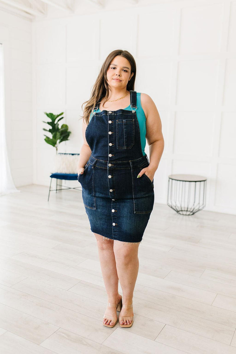 Hazel Blues | Agnes Denim Overall Dress Hazel Blues | Agnes Denim Overall Dress