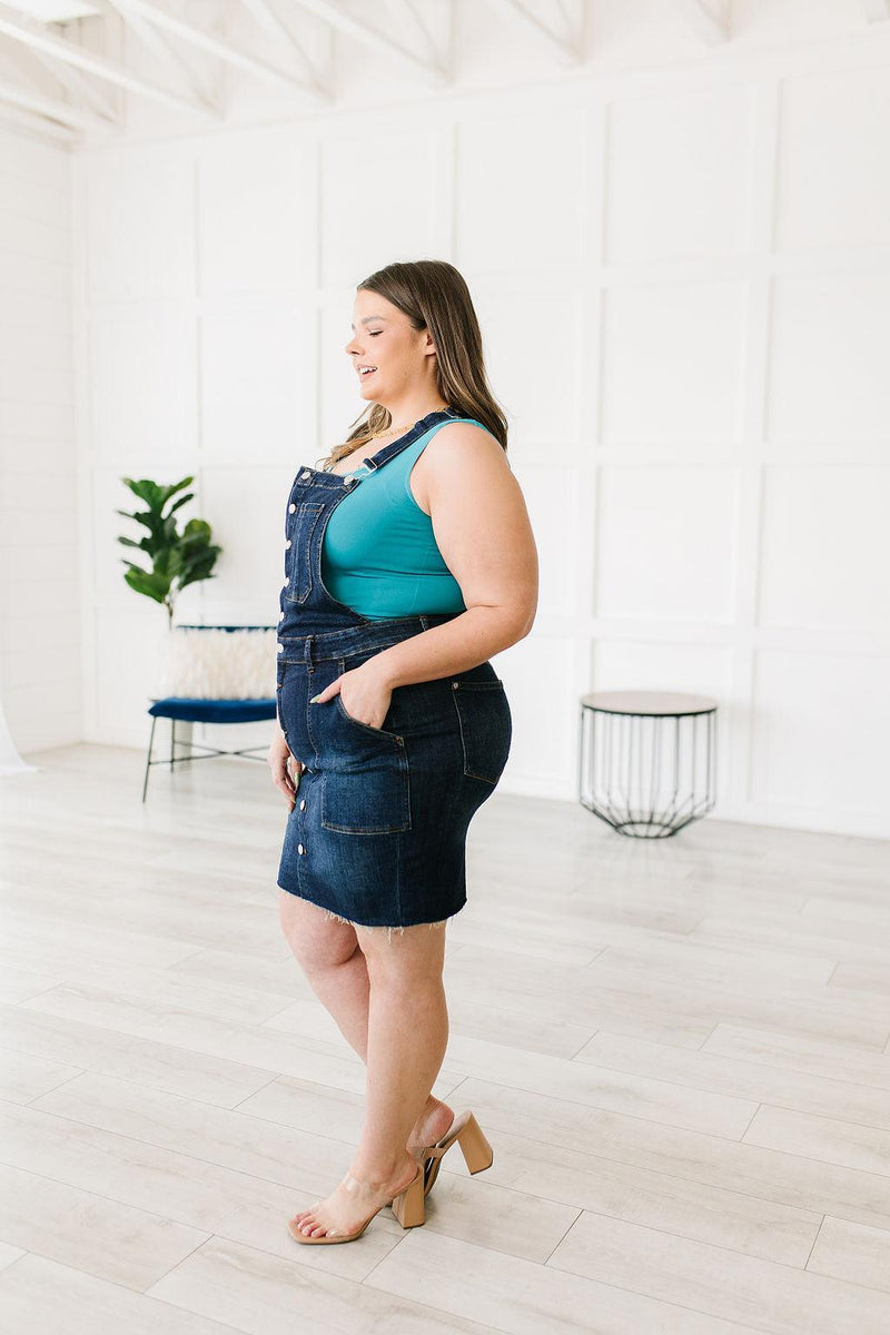 Hazel Blues® | Agnes Denim Overall Dress - Hazel Blues®