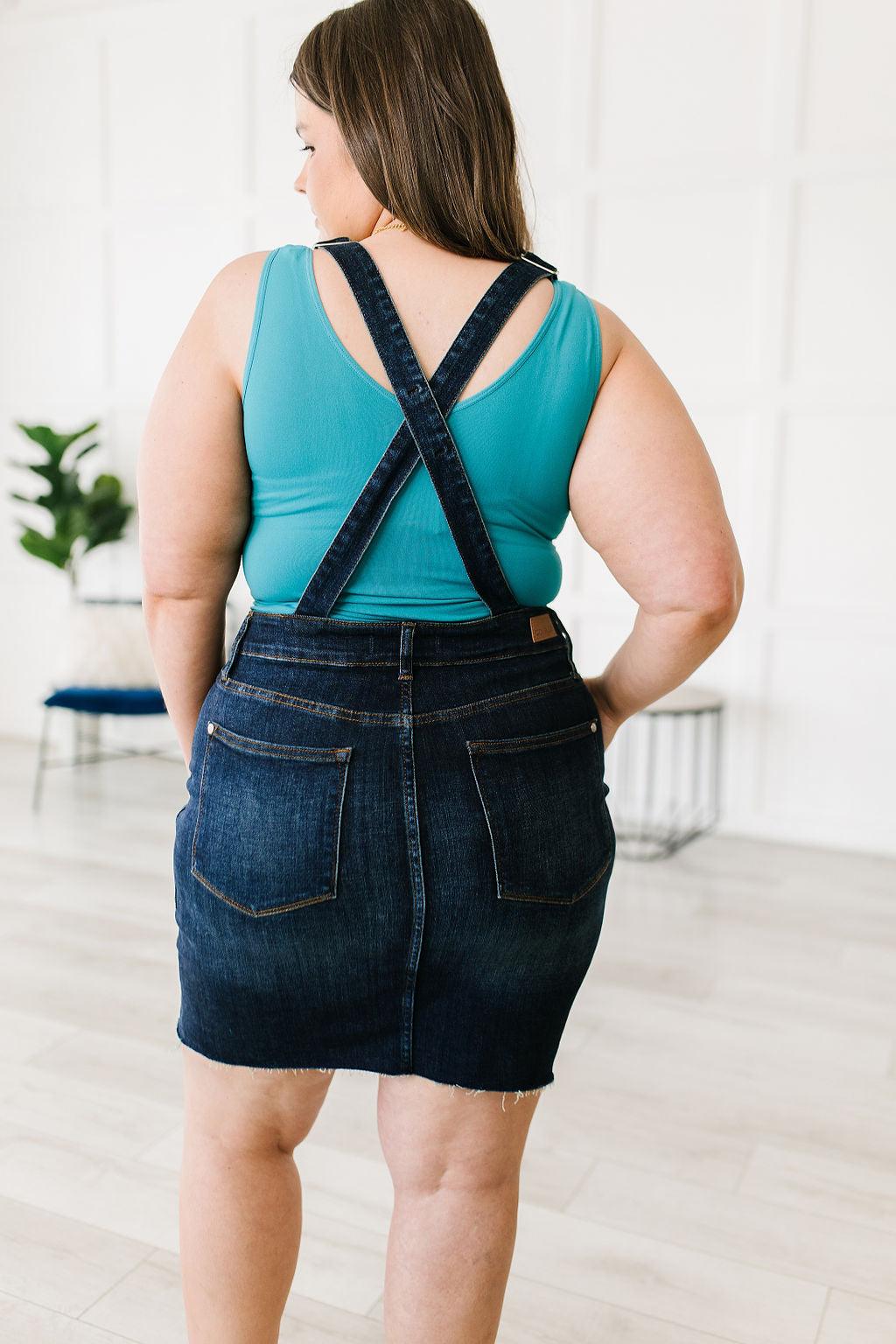 Hazel Blues® | Agnes Denim Overall Dress - Hazel Blues®